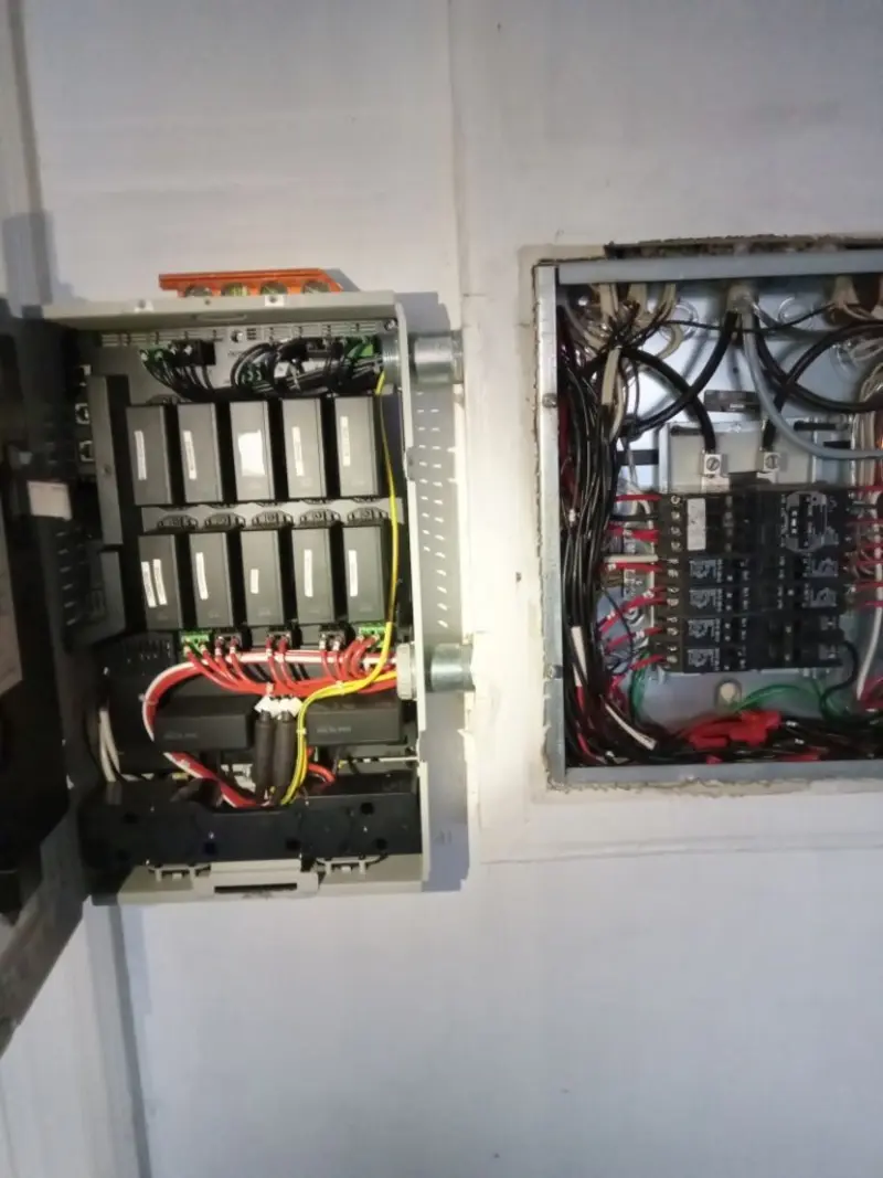 Electrical panel upgrade completed for Indoor Lighting Installation in Concordia